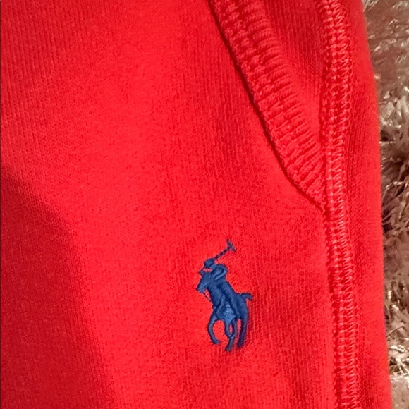 Polo by Ralph Lauren Red Jogger Pants - Picture 2 of 5